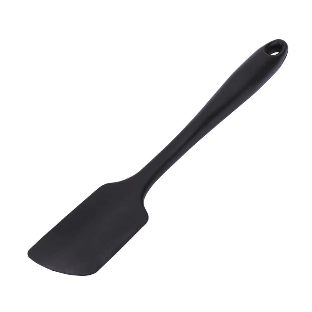 Espátula Reta de Silicone Preta 27,5cm