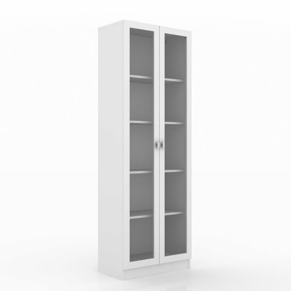 Estante de Madeira 60x171,5x31,5cm Branco Videira Tecno Mobili