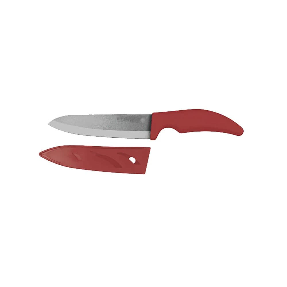 Faca 19,5cm Vermelha - Mimo Style