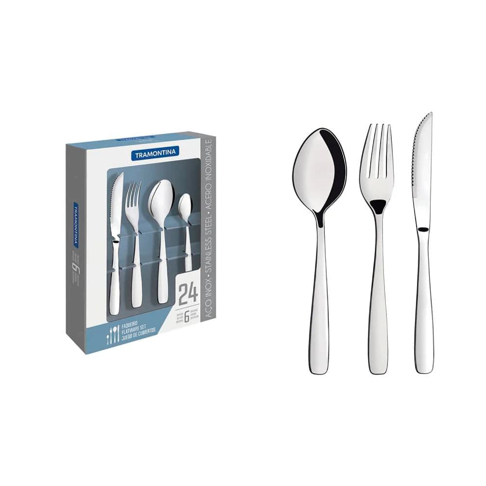 Faqueiro de Inox 24 Peças Amazonas - Tramontina