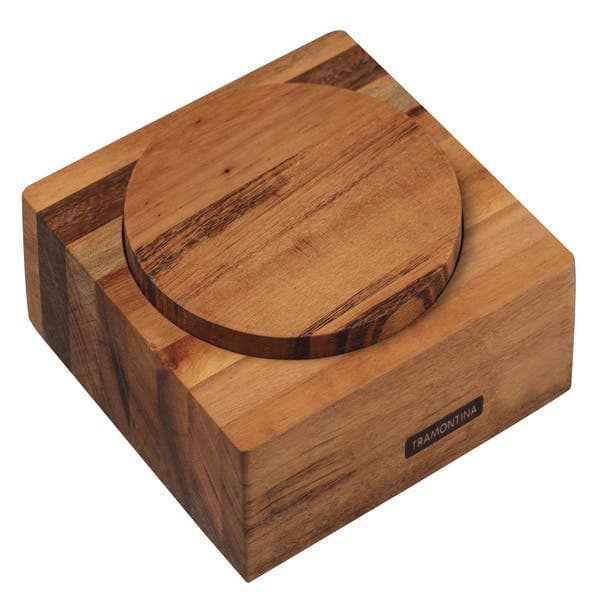 Farinheira para Churrasco Smoked de Madeira 58x15x15cm Tramontina