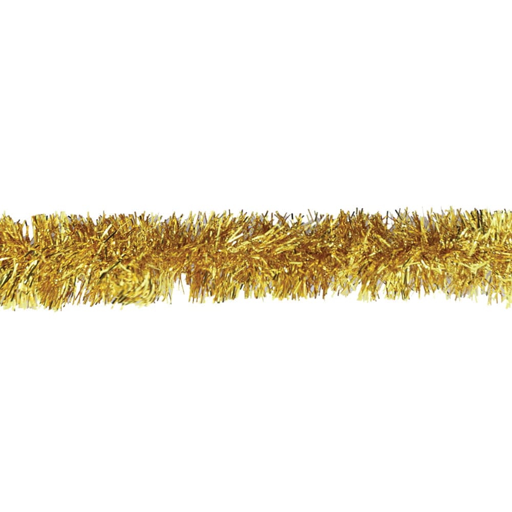 Festão de Natal 7 Fitas 5cmx2m Metalizado Dourado - Magizi