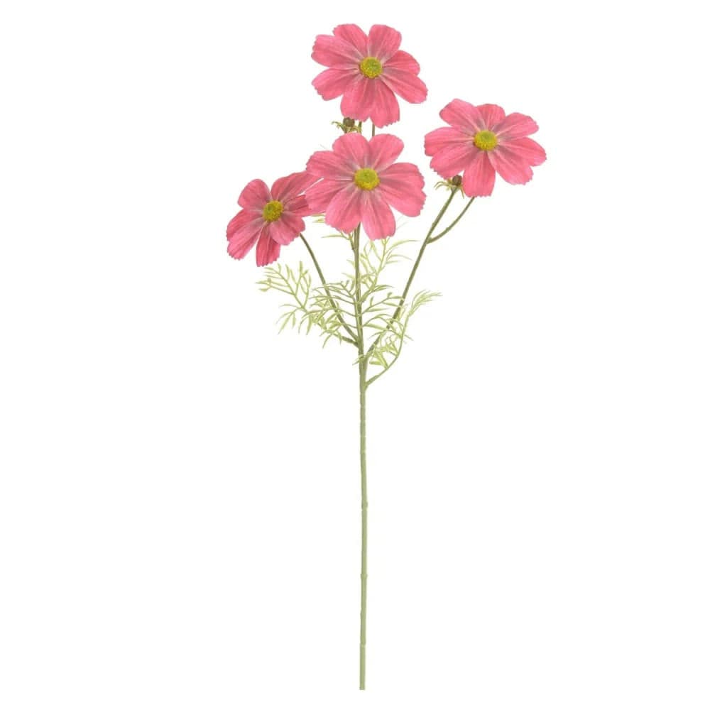 Flor Cosmos Artificial Haste 60cm Rosa - Florarte