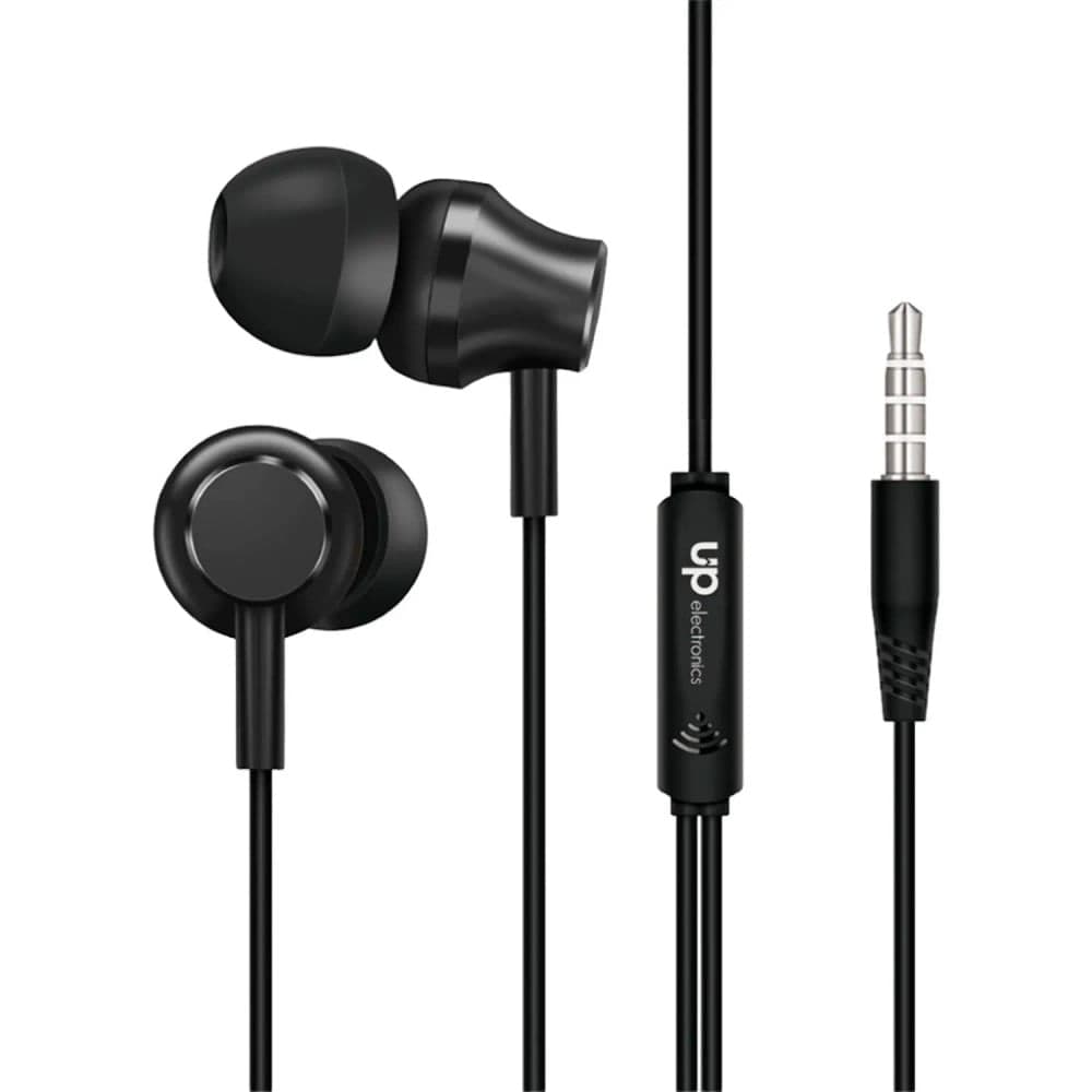 Fone de Ouvido P3 com Microfone Preto - Up Electronics