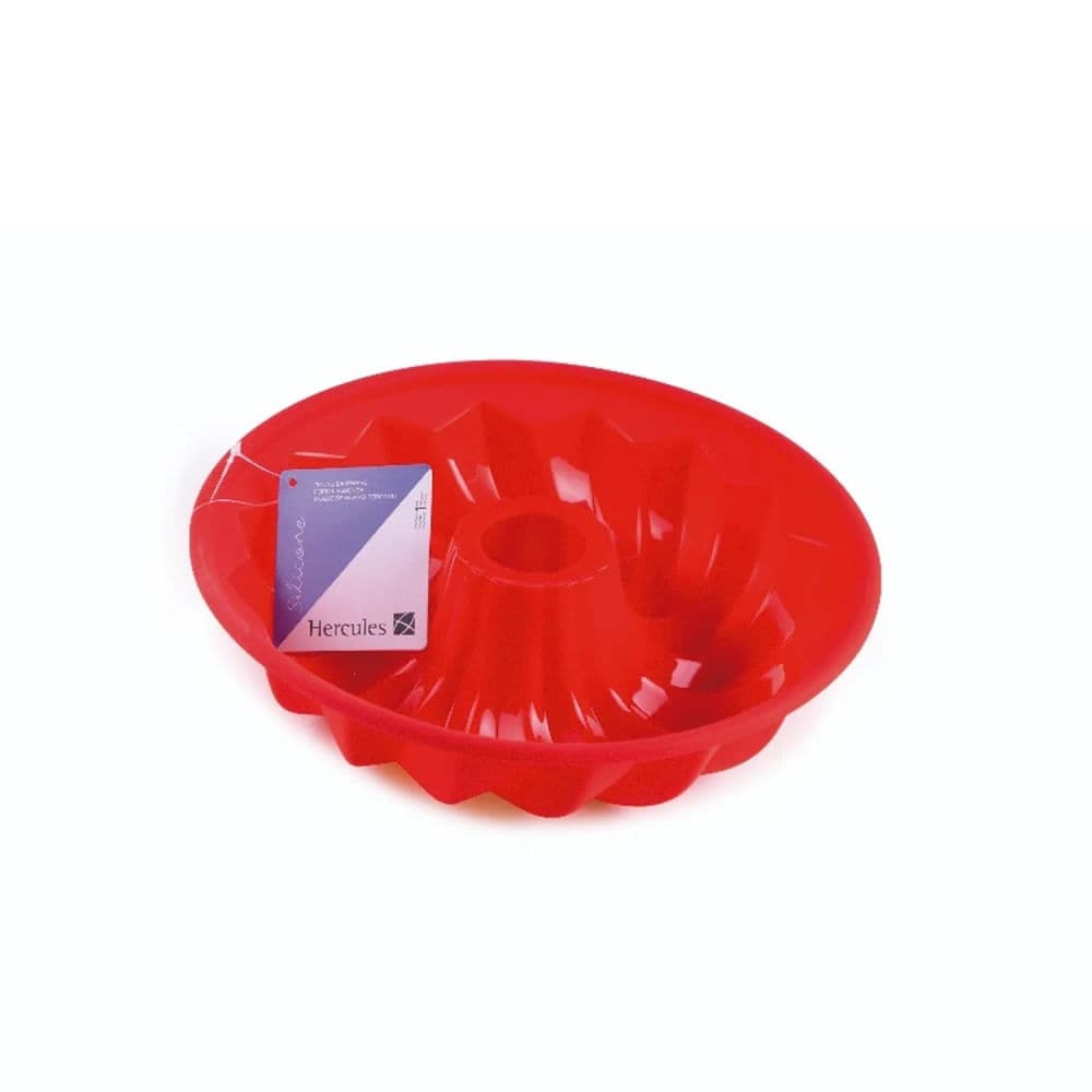 Forma de Silicone para Bolo Vermelha - Hercules
