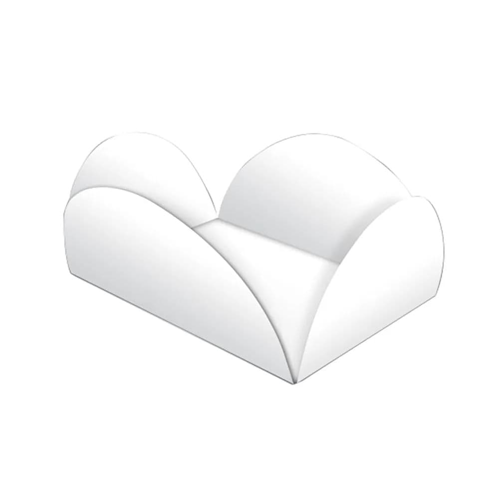 Forminha Descartável Para Camafeu 5x3cm Branco 50 Unidades - Ultrafest