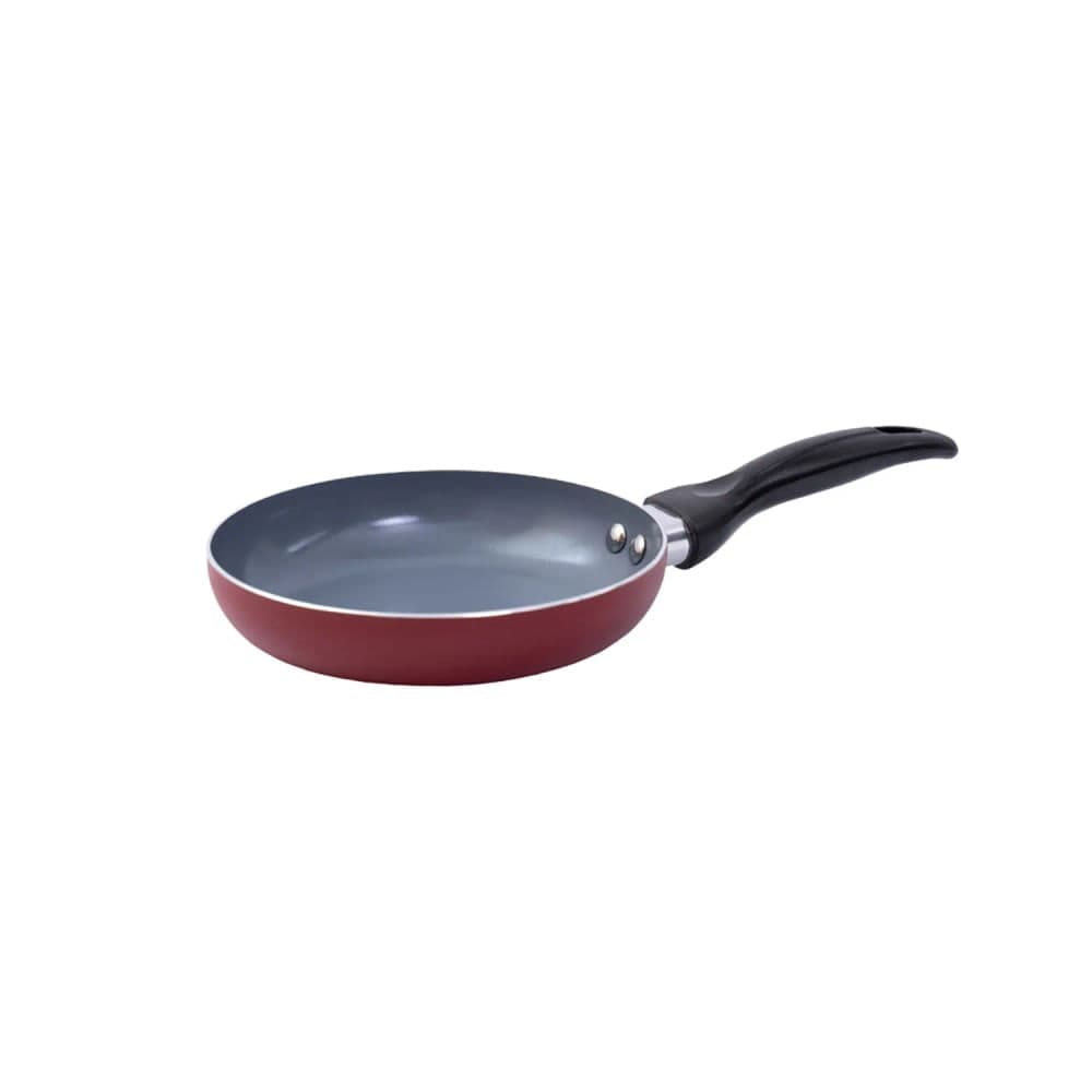 Frigideira Antiaderente 18cm Vermelha - Oikos