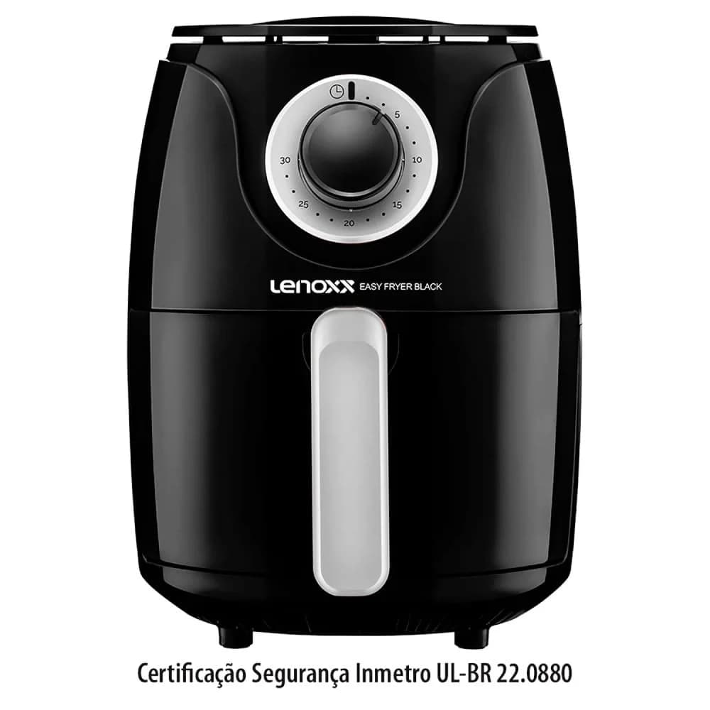 Fritadeira Elétrica 2,4l Easy Fryer Preta - Lenoxx — Fritadeira Elétrica 2,4l Easy Fryer Preta - Lenoxx