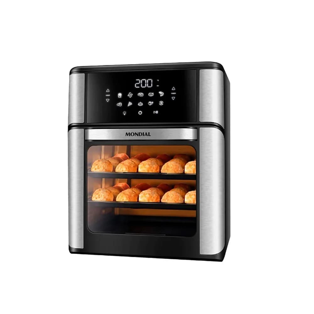 Fritadeira Elétrica Oven 12l Preto Afon-12l - Mondial — Fritadeira Elétrica Oven 12l Preto Afon-12l - Mondial