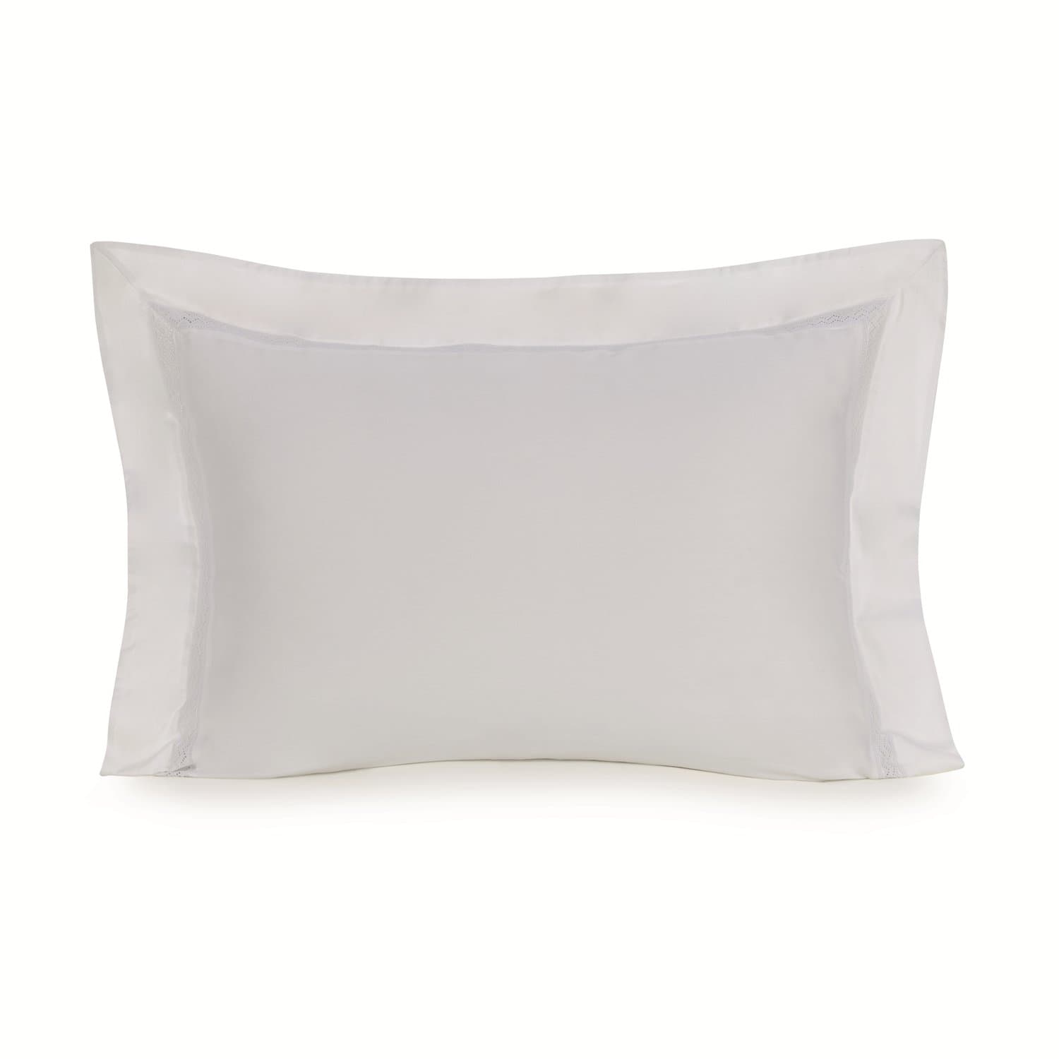 Fronha Morelli 300 Fios Trussardi Branco e Branco 50cm x 70cm