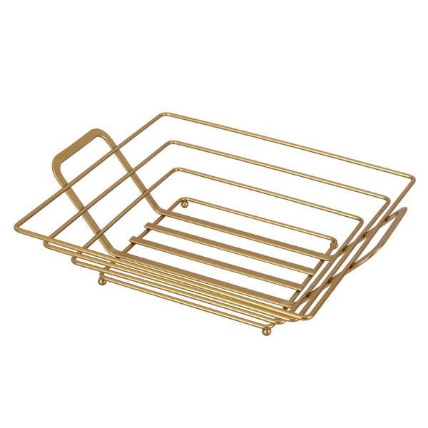 Fruteira de Mesa Metal Dourado Dandy Delinia