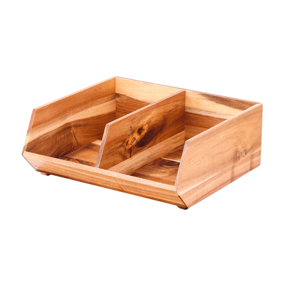 Fruteira Dupla de Acacia 31x35x13 Delinia