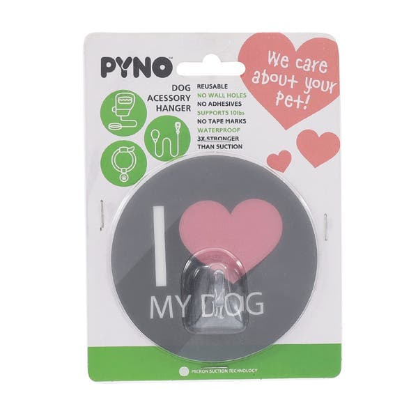 Gancho de Nano Sucção até 5kg Plástico Love Dog 1 unidade Pyno