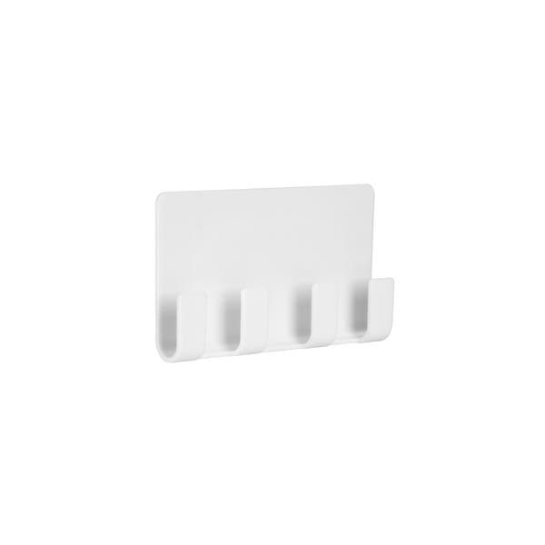 Gancho Multiuso com Adesivo Branco 7x3cm Ordene