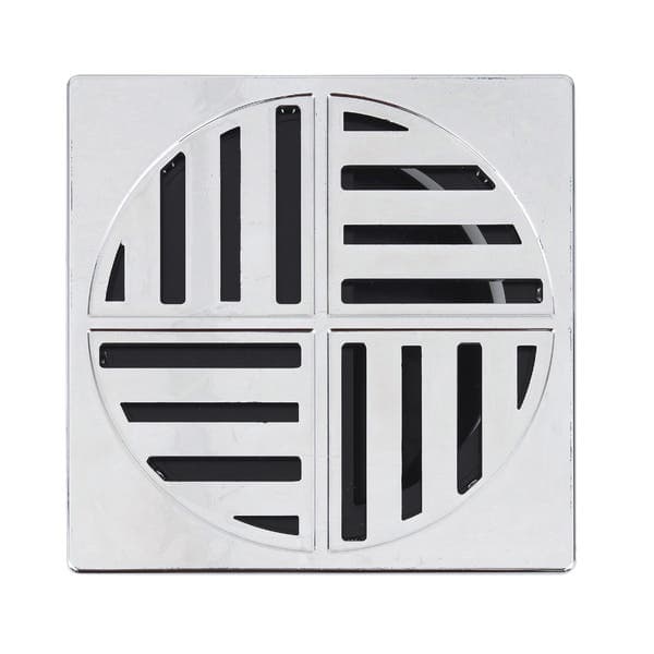 Grelha para Ralo Max Quadrada 15cm ABS Cromada Estrela