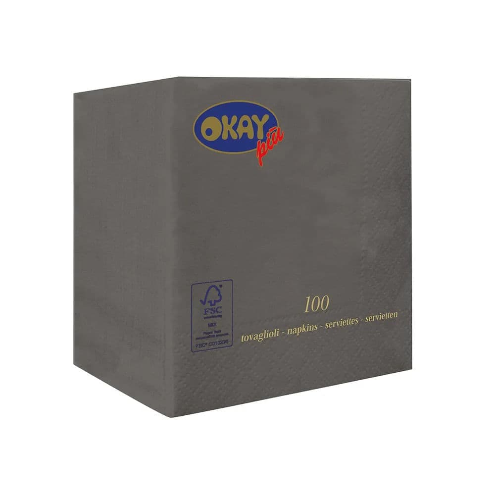 Guardanapo de Papel Folha Dupla 100 Folhas Stone - Okay