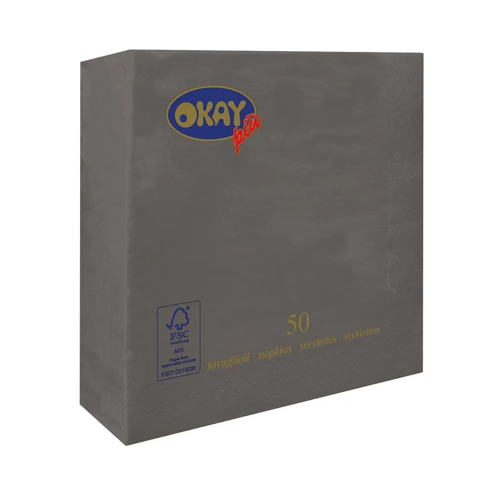 Guardanapo de Papel Folha Dupla 50 Folhas Stone - Okay