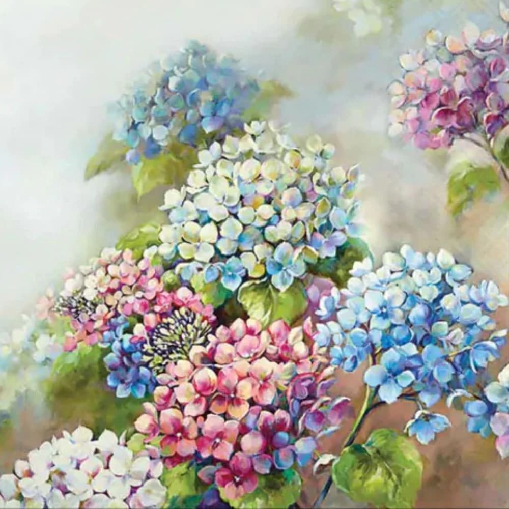Guardanapo de Papel Hydrangea 33cm 20pçs