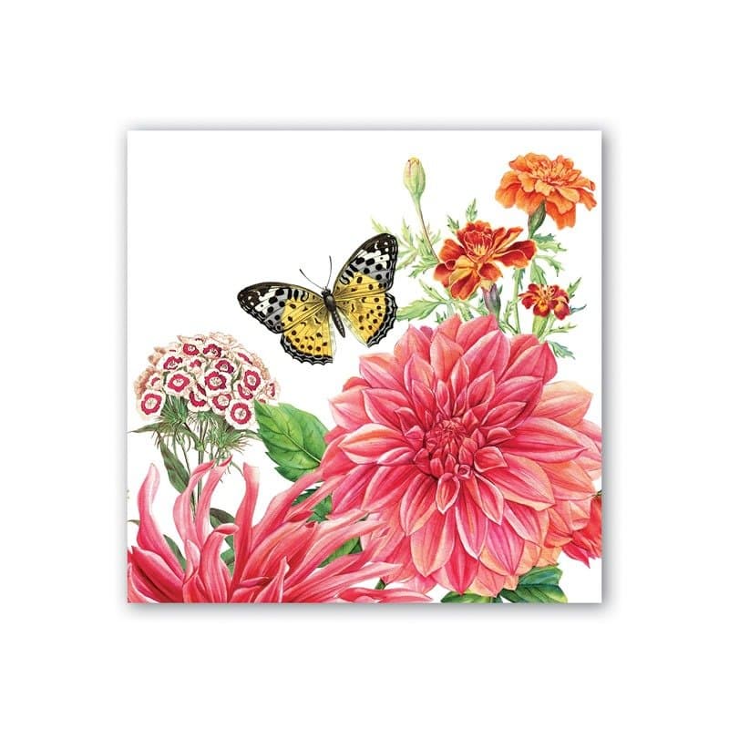Guardanapo de Papel Michel Design Lanche Dahlias 16,5x16,5cm