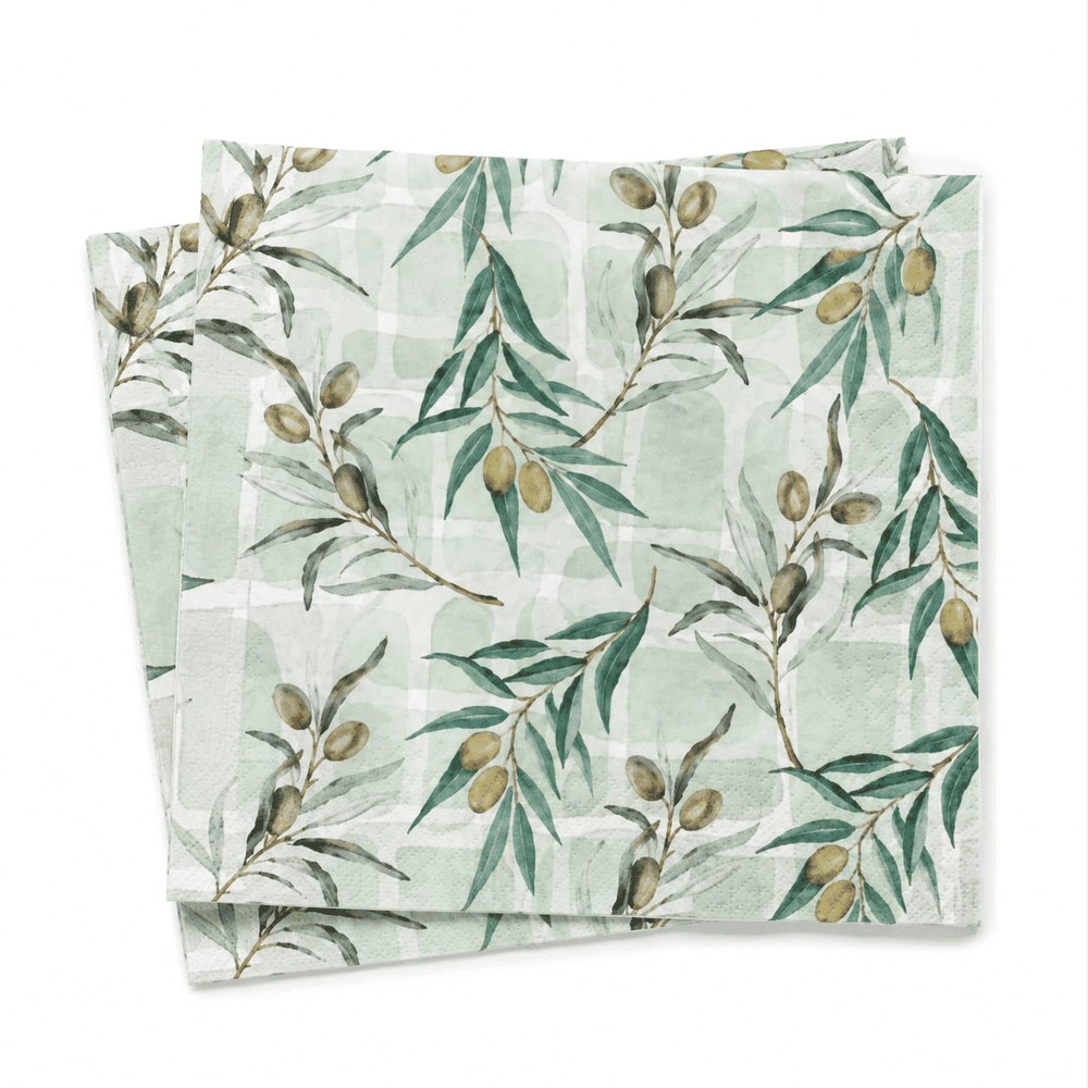 Guardanapo Papel Oliveira33x33 20 Folhas