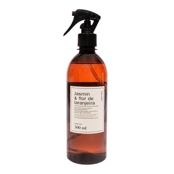 Home Spray Jasmin & Flor de Laranja Ambar 500ml Casa Viva