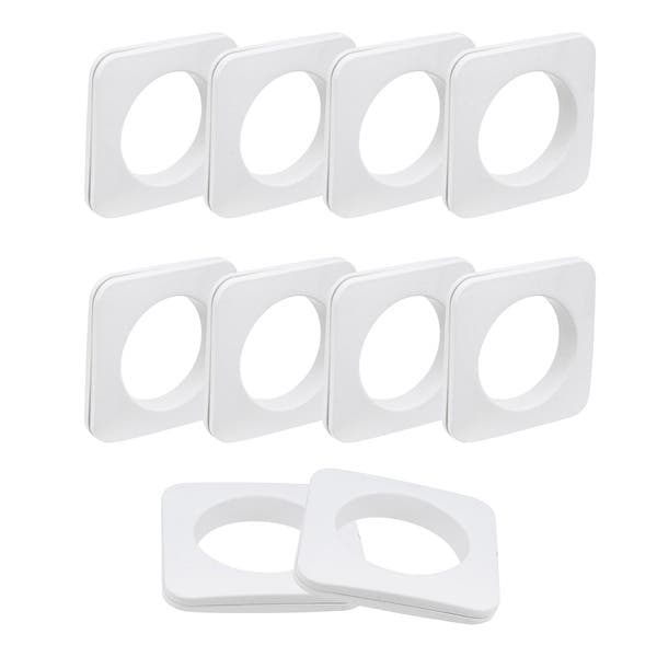 Ilhós para Cortina 28mm Plástico Branco 10 Peças Belchior