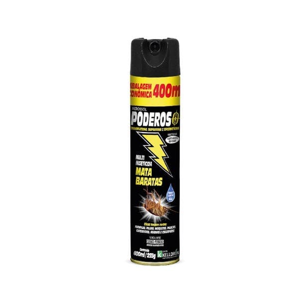 Inseticida Mata Baratas Químico Aerosol 255g Kelldrin