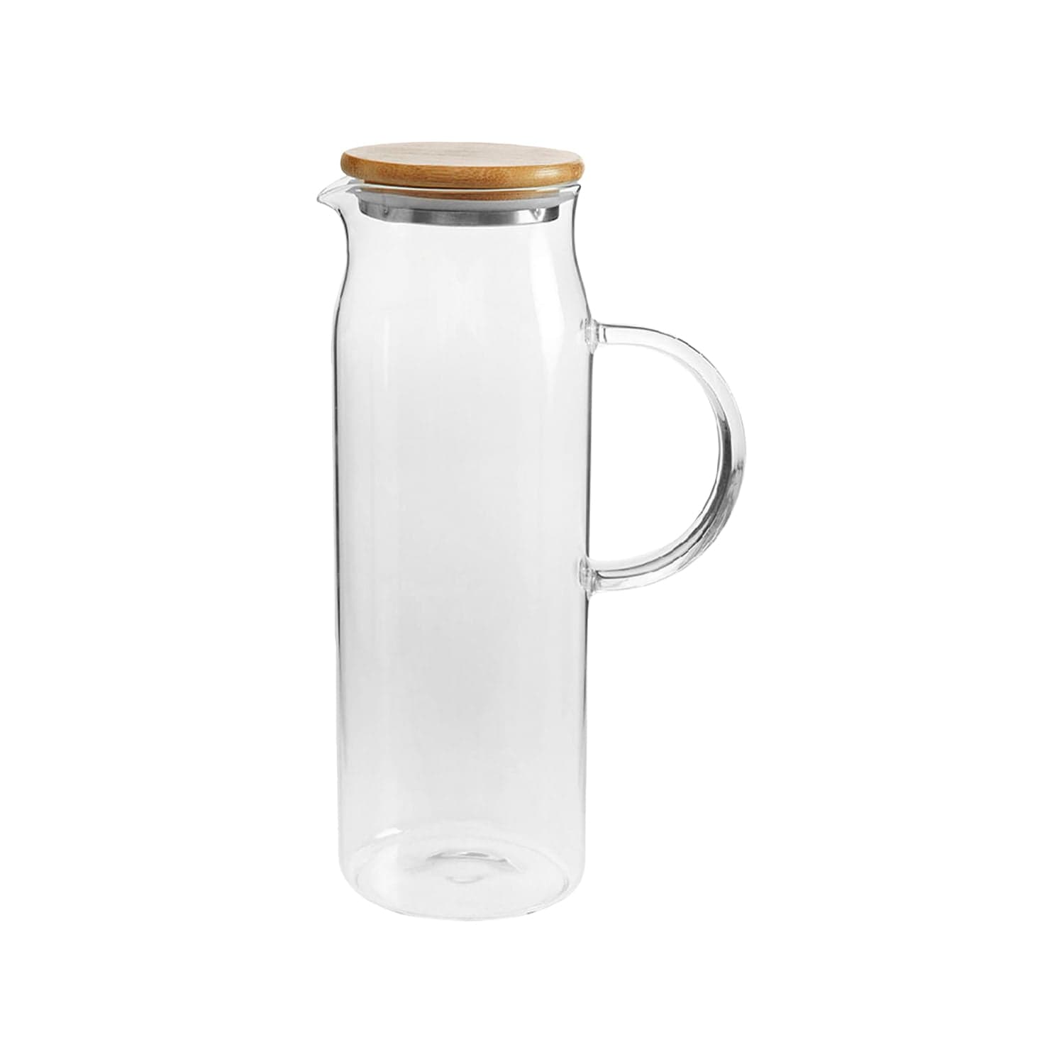 Jarra de Vidro Com Tampa de Bambu Ou 1,5L Linha Sense