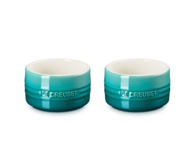 Jogo 2 Ramekins Médios Le Creuset Bleu Riviera 200 ml