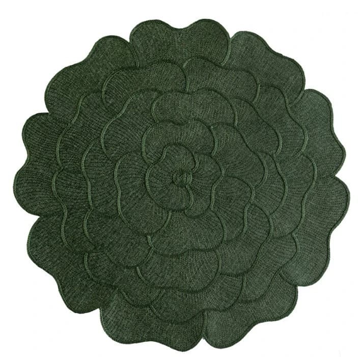Jogo Americano de Poli-linho Auguri Casa Ibisco Verde 45cm 4pçs