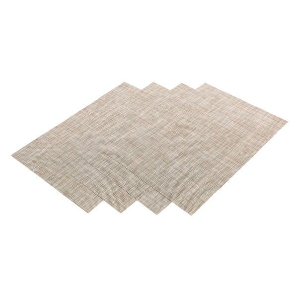 Jogo Americano Marrom 45x30x1cm 4 Peças Cromus