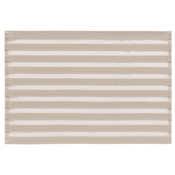 Jogo Americano Retangular Trama Rayas Taupe 45x30cm