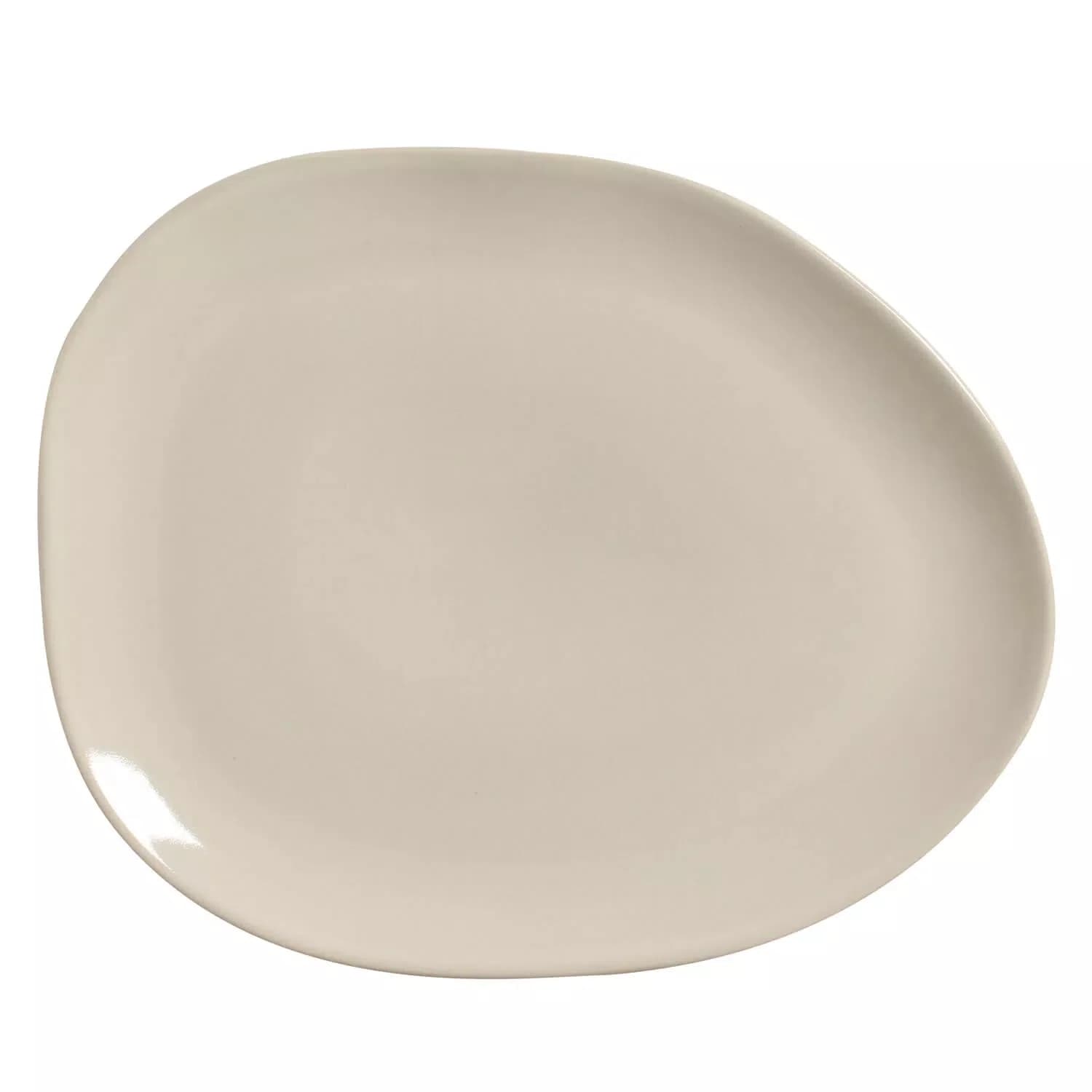 Jogo de 06 Pratos Raso Oval Organico Clay Porto Brasil