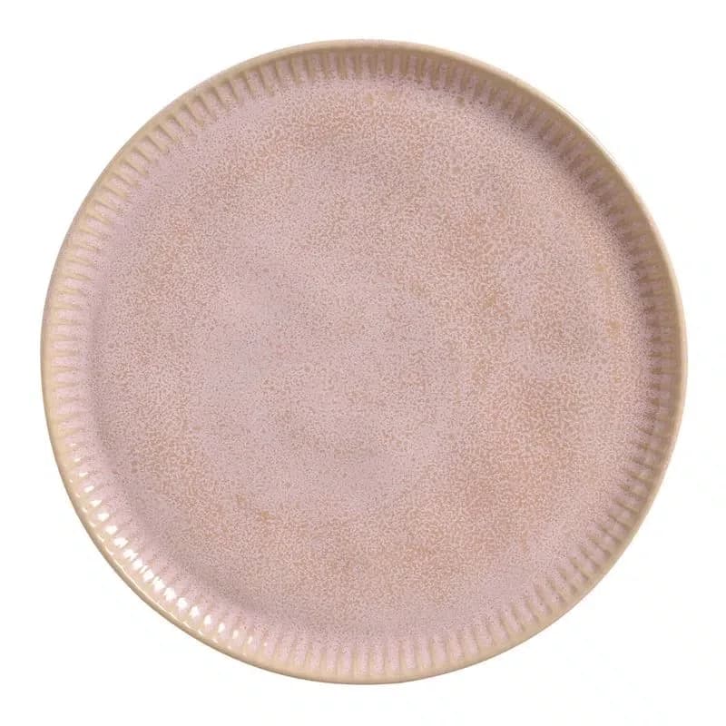 Jogo de 06 Pratos Rasos Linhas Litchi Porto Brasil 27,5 cm