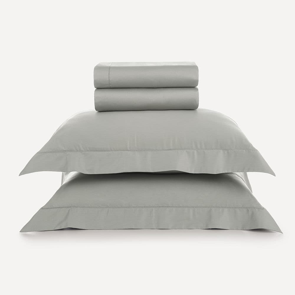 Jogo de Cama Casal 300 Fios 100% Bambu Oásis Prata