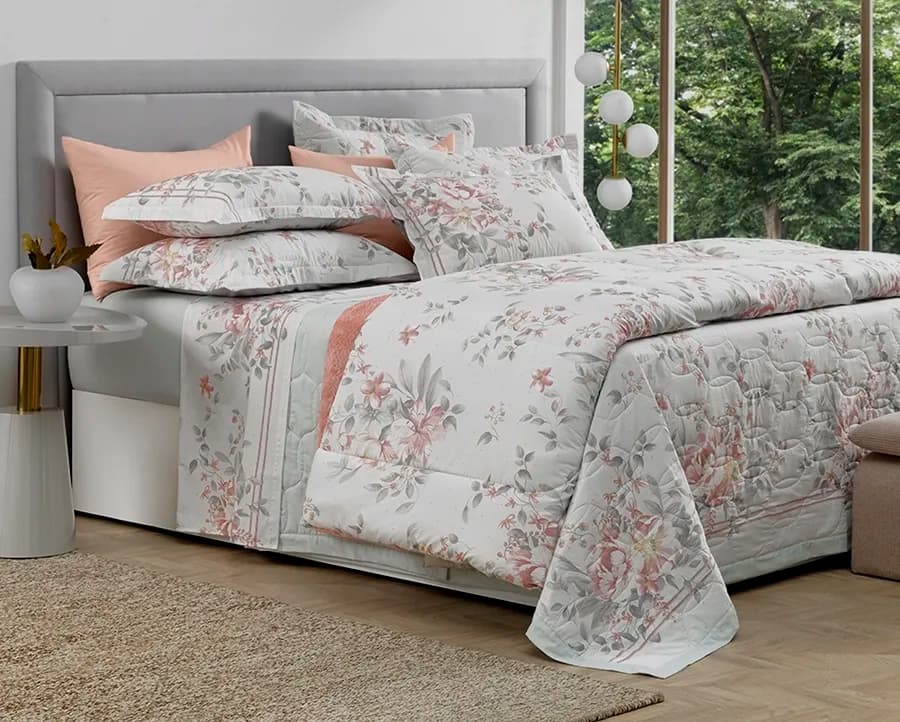 Jogo de Cama Karsten King - Percal 180 Fios