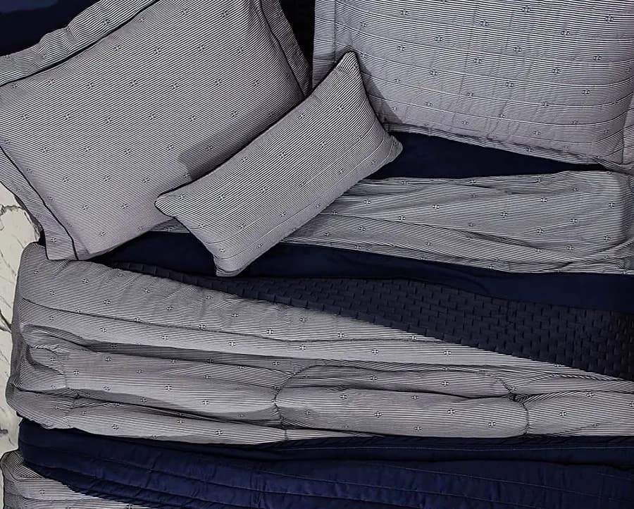 Jogo de Cama Milano Queen- Percal 300 Fios Acetinado - Linha K