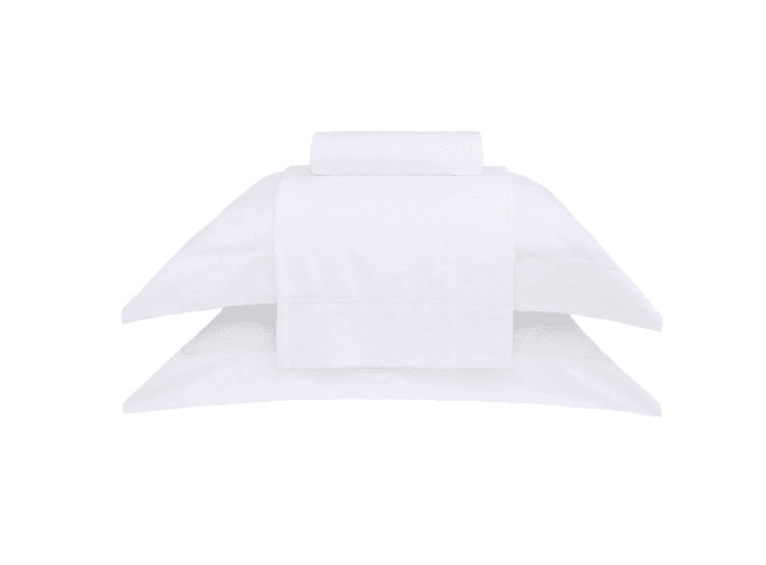 Jogo De Cama Queen Damask Stripes Buddemeyer Branco