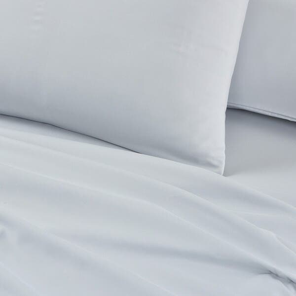 Jogo de Cama Queen Toque Macio Cinza 4 Peças Jolitex