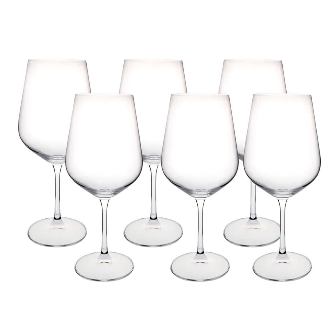 Jogo de Taças para Água 06 Peças em Cristal Strix Full Fit 580 ml