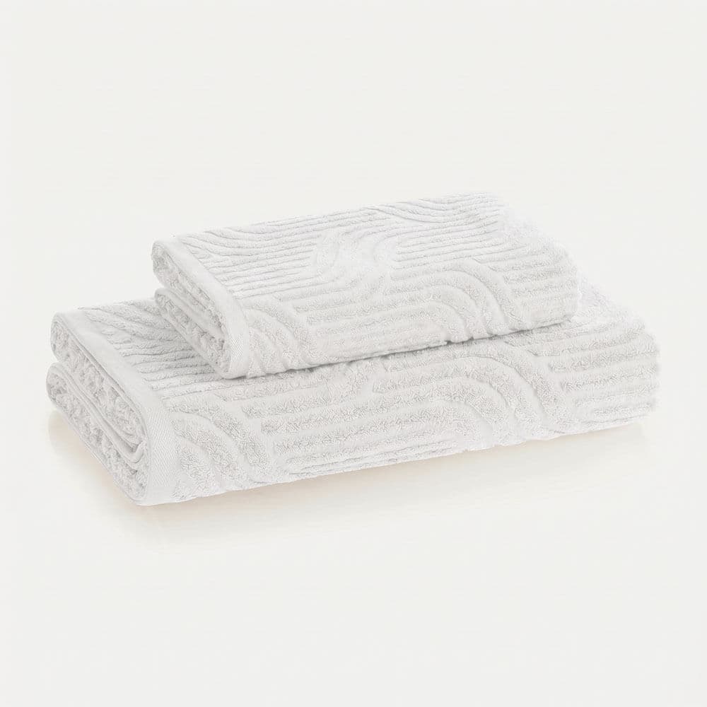 Kit Banho e Rosto 100% Algodão Fio Penteado Nero Branco