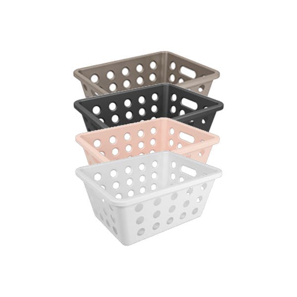 Kit Cestos Organizadores conjunto com 4 unidades 1,25L Sortidos One Coza