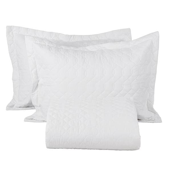 Kit Cobre Leito 3 Peças Premier King Branco