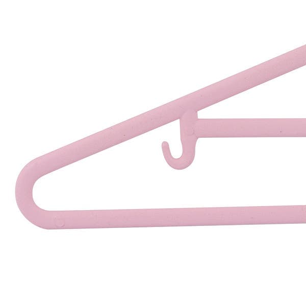 Kit de Cabides Infantil 3 Unidades Rosa Plástico Spaceo