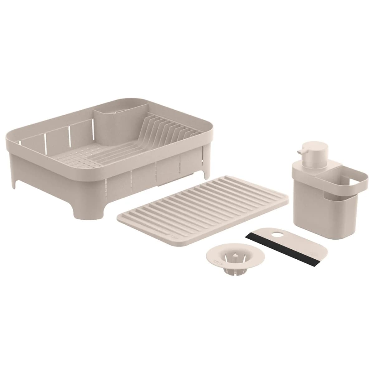 Kit Organize Sua Pia Ou 5 Peças Linha Trium — Bege