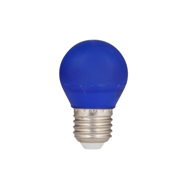 Lâmpada de LED E27 Bolinha 6W Luz Azul Bivolt Luminatti