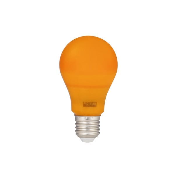Lâmpada de LED E27 Bulbo 10W Luz Âmbar Bivolt Luminatti