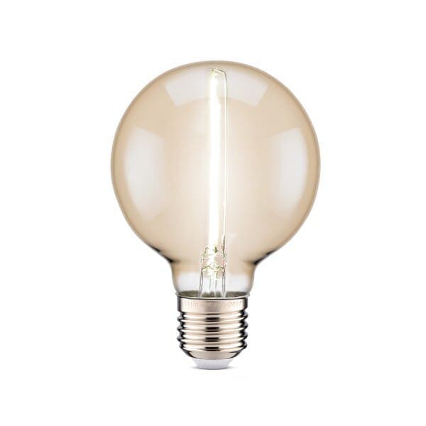 Lâmpada de LED Filamento E27 Globo 1W 50lm Luz Branca Bivolt Elgin
