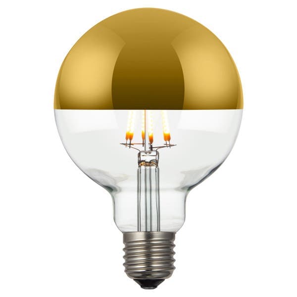 Lâmpada de LED Filamento E27 Globo 6W 480lm Luz Amarela Bivolt Gmh