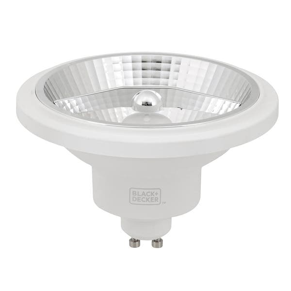Lâmpada de LED GU10 AR111 12W 720lm Luz Amarela Bivolt Black + Decker